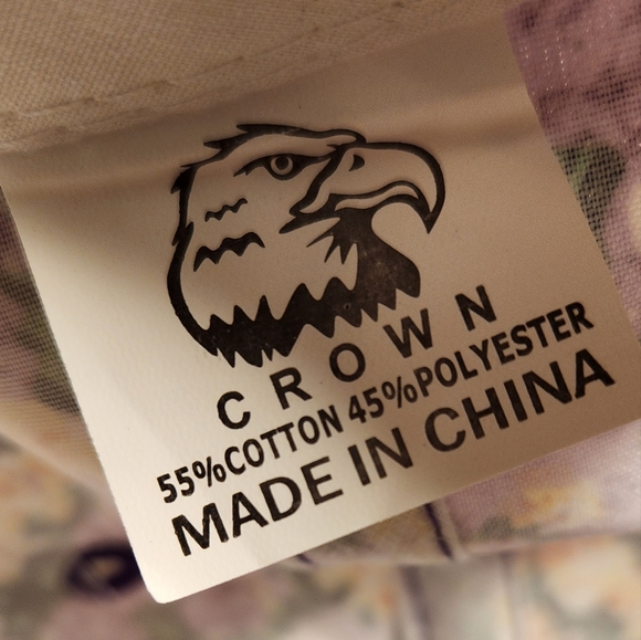 Floral Crown Snapback Hat Blank - Picture 3 of 4